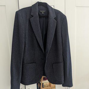 Anne Taylor Textured Navy Blazer - Womens Size 6